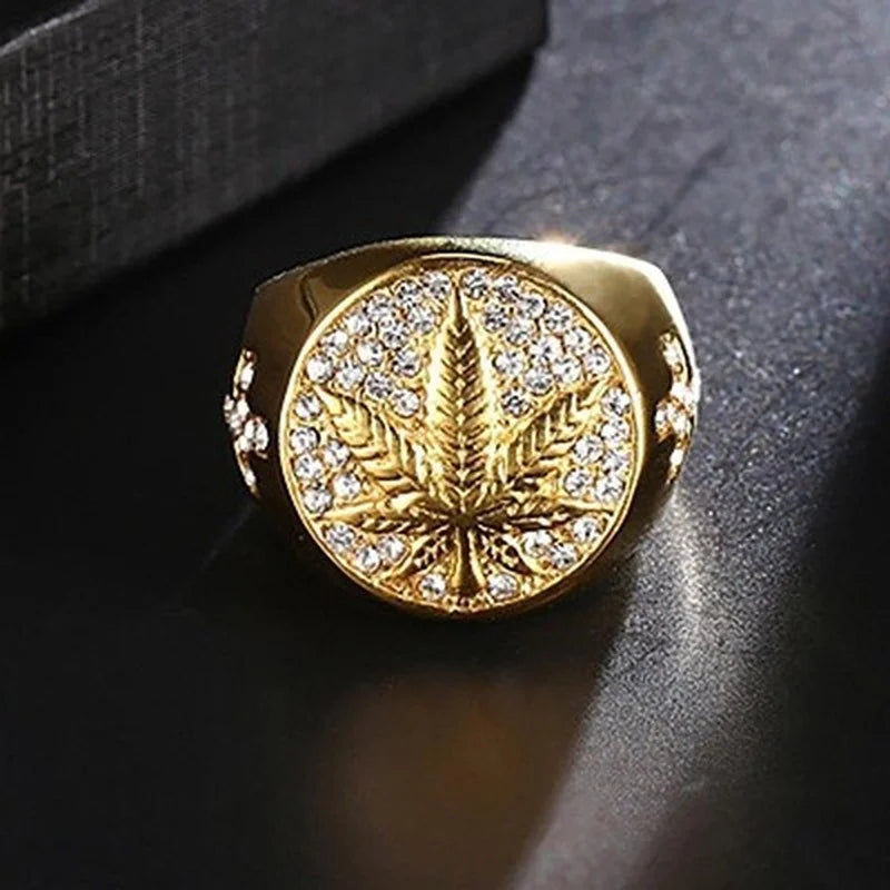 Stellar Golden Maple Ring