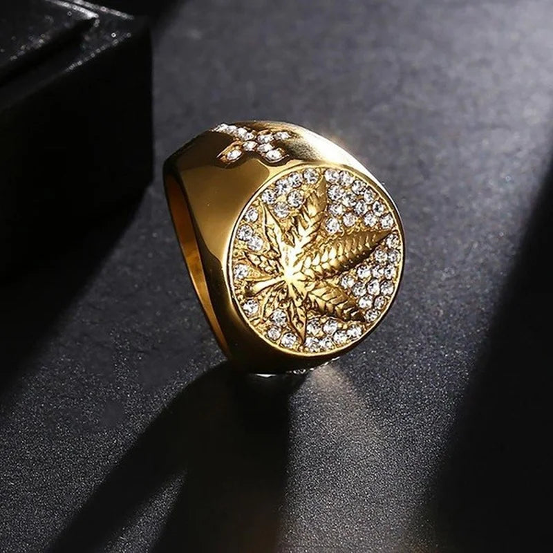 Stellar Golden Maple Ring